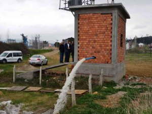 Gediz termal tatil köyün su kuyusu faaliyete geçti
