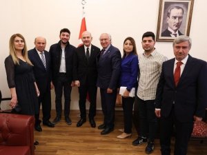 Başkan Ceylan, İçişleri Bakanı Süleyman Soylu ile görüştü