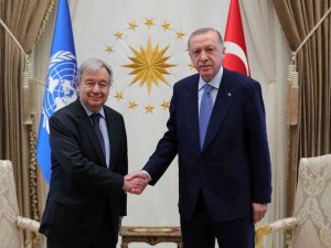 Erdoğan ve Guterres, Rusya-Ukrayna krizini değerlendirdi