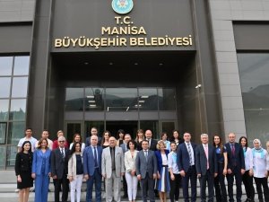 Başkan Ergün personeliyle bayramlaştı