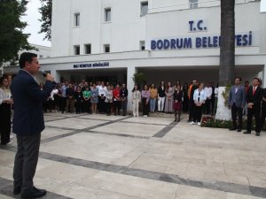 Başkan Aras,  belediye personeli ile bayramlaştı