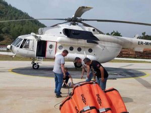 Muğla’da ilk yangın helikopteri göreve başladı