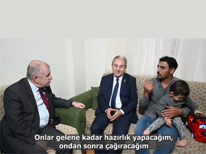 Ümit Özdağ’dan Suriyeli aileye bayram ziyareti