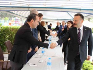 Aydın protokolü bayramlaştı