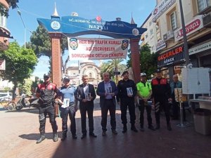 Nazilli’de “Yayalar için 5 Adımda Güvenli Trafik Uygulaması” gerçekleştirildi