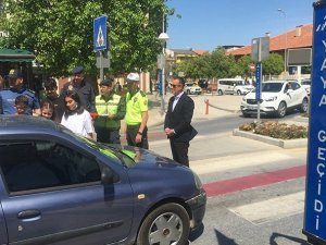 Milas’ta sürücüler ve yolcular uyarıldı