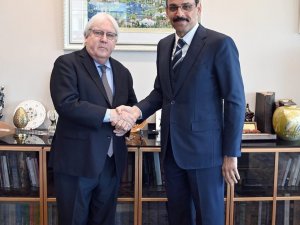 Cumhurbaşkanlığı Sözcüsü Kalın, BM Genel Sekreter Yardımcısı Griffiths’le görüştü