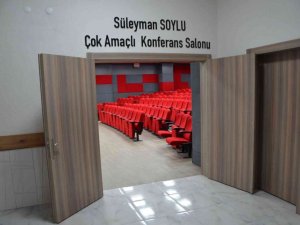 İçişleri Bakanı Soylu’nun ismi Koçarlı’daki konferans salonuna verildi
