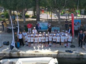 Deniz dibi temizliği Bitez’de devam etti