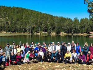 Köyceğizli doğaseverler Topuklu Yaylası’na çıktı