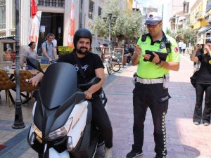 Sevgi Yolu’nda motosiklet denetimi