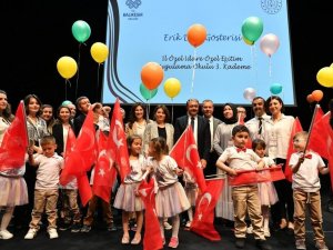Özel çocukların gösterisi göz kamaştırdı