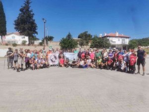 Datça’da Ata’ya saygı yürüyüşü