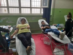 Köşklü veliler kan bağışına dikkat çekti