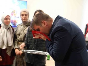 Iğdırlı öğrencilerden şehit polis Veli Kabalay’ın ailesine mektup