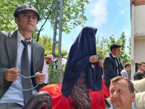 At üstünde gelin alma geleneği yeniden canlandı
