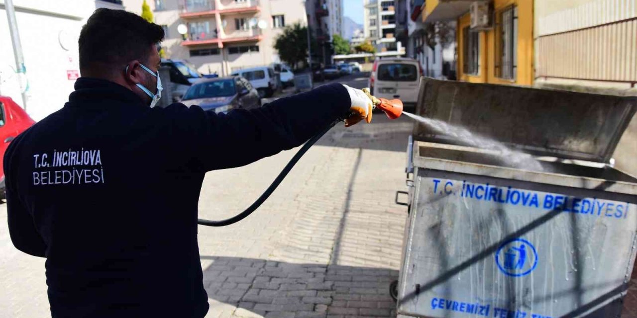 İncirliova’da ilaçlama çalışmaları sürüyor