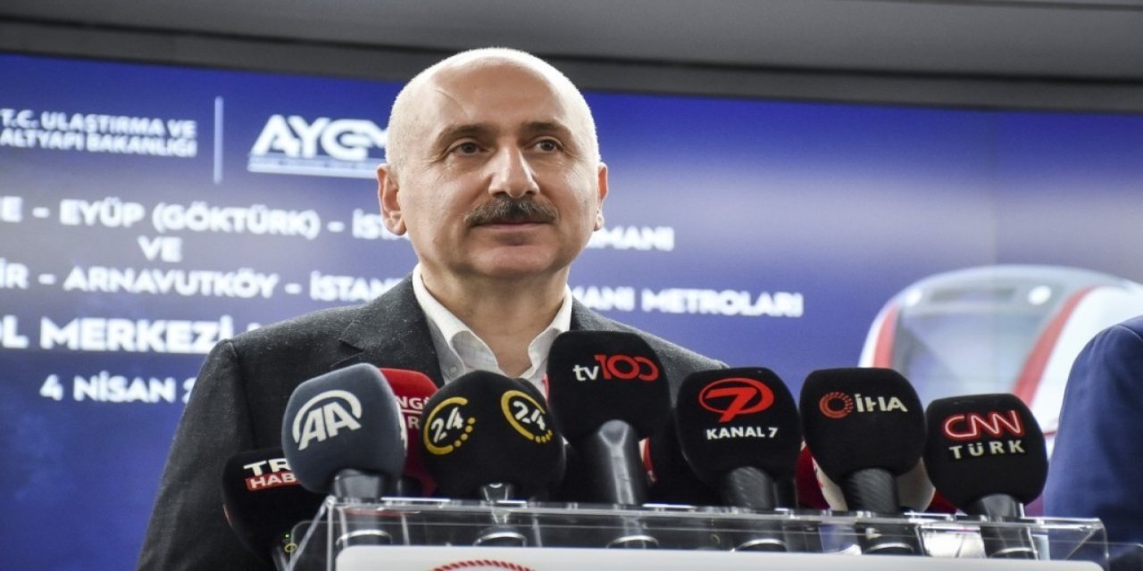 Bakan Karaismailoğlu: “Halkalı-İstanbul Havalimanı metro hattında yüzde 78 ilerleme kaydettik”