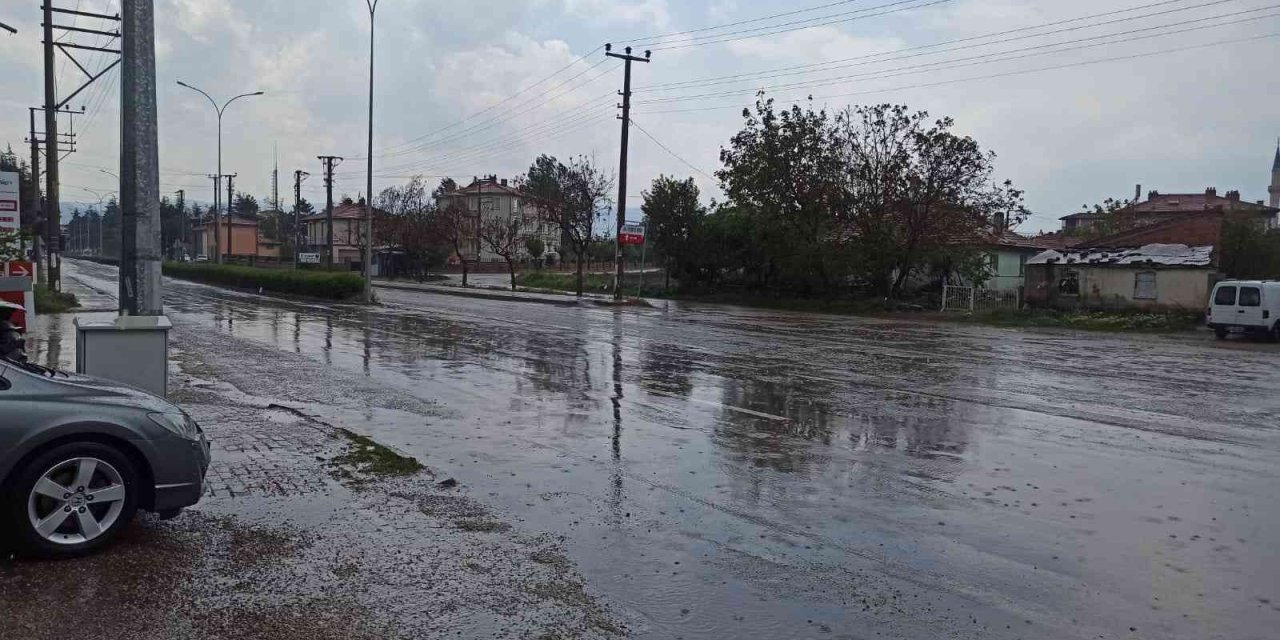 Şiddetli yağış etkili oldu