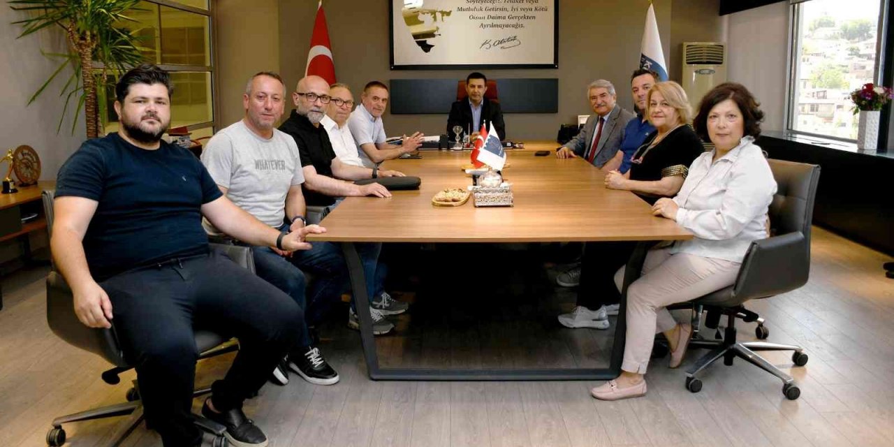 Fikri Sağlar, Başkan Günel’le görüştü