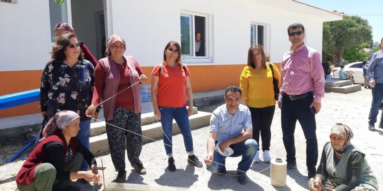 Akkovanlık İlkokulu Milas Halısı Dokuma ve Eğitim Merkezi’ne dönüştürüldü