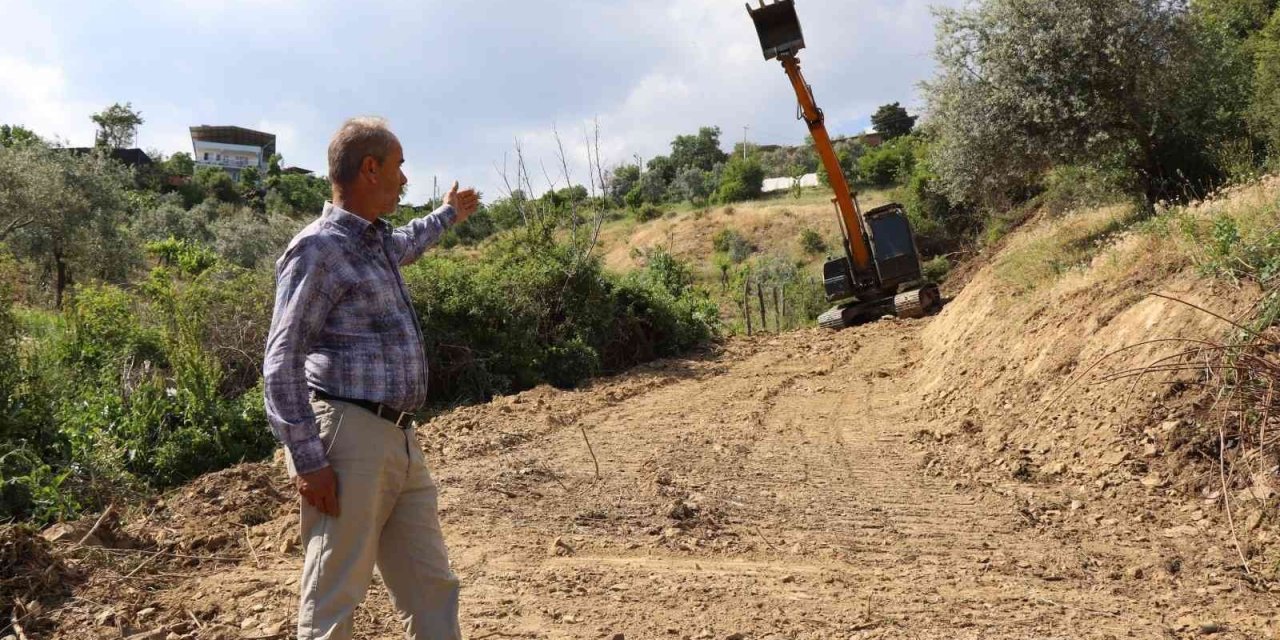 Nazilli Yaylapınar’da yol açma çalışmaları başladı