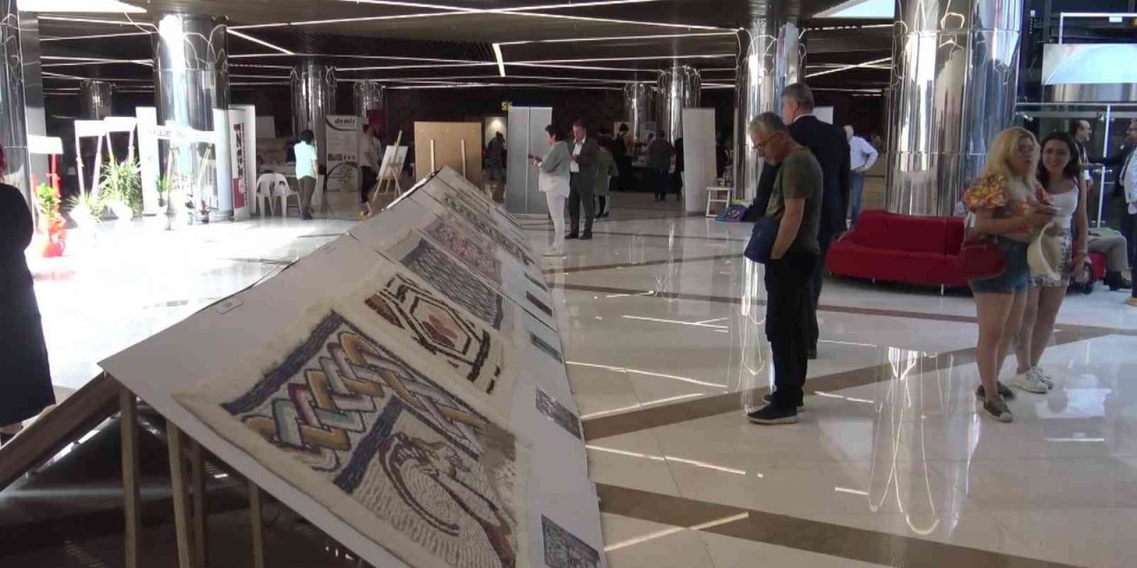 1700 yıllık kilisenin motifleri keçeyle işlendi