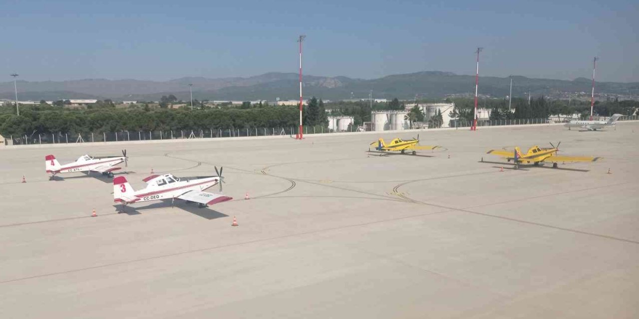 Yangın söndürme uçakları İzmir’e geldi