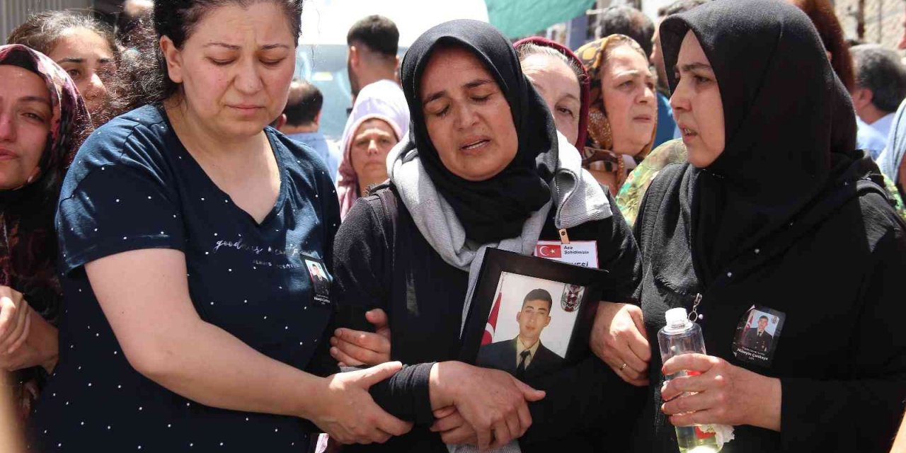 Şehit annesinden evladına acı dolu veda