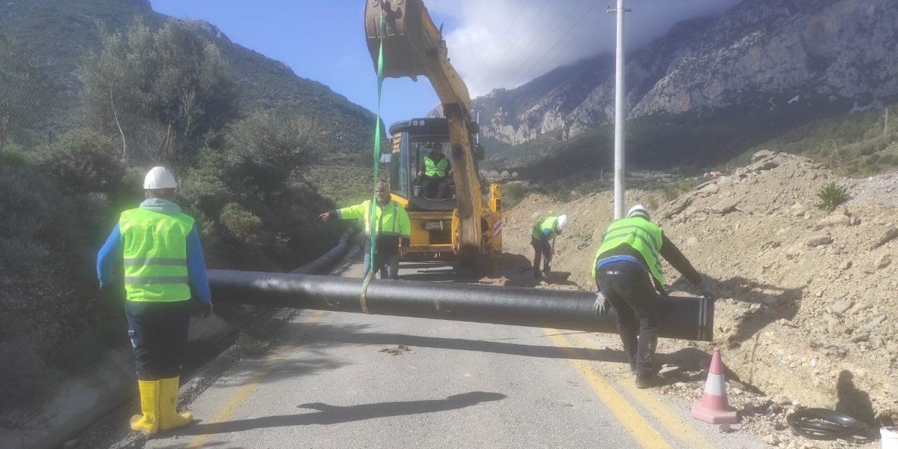 Datça’nın içme su hattı tamamlandı