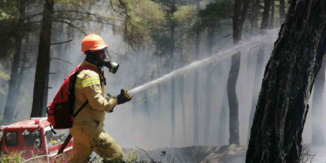 Büyük orman yangını tatbikatı Muğla’da başladı