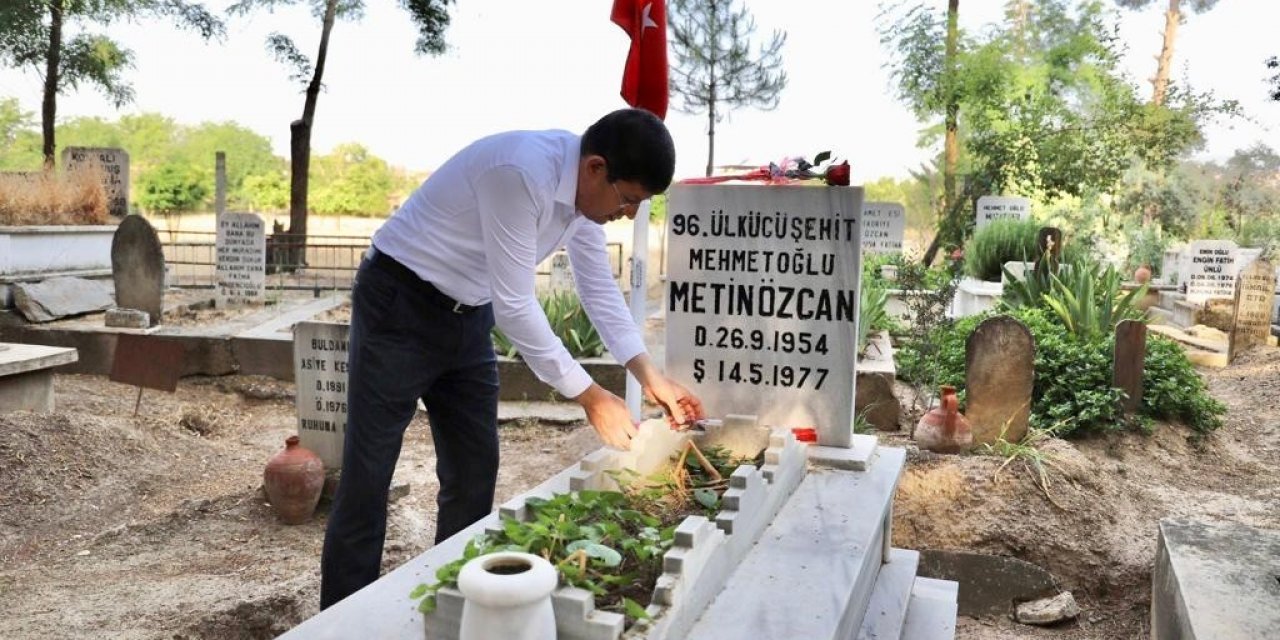 Başkan Özcan ülkücü şehitleri unutmadı