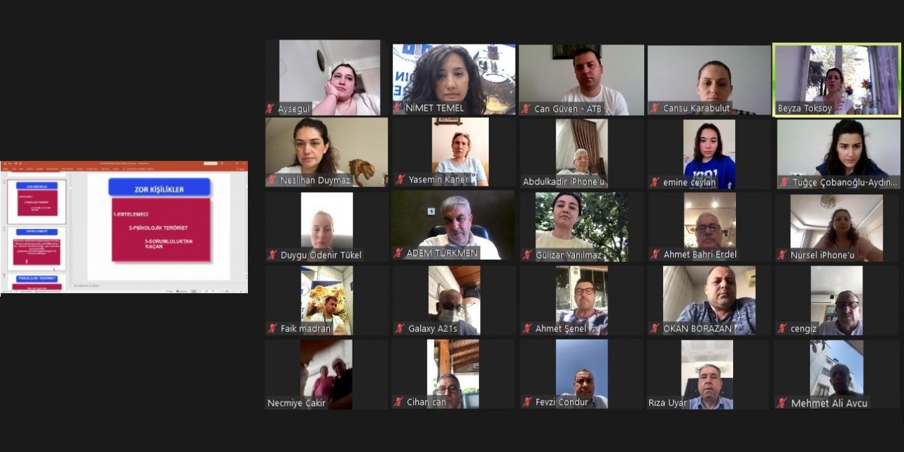 Aydın Ticaret Borsası, İş Hayatında İletişim ve Zor İnsanlarla Başa Çıkma Eğitimi’ne katıldı