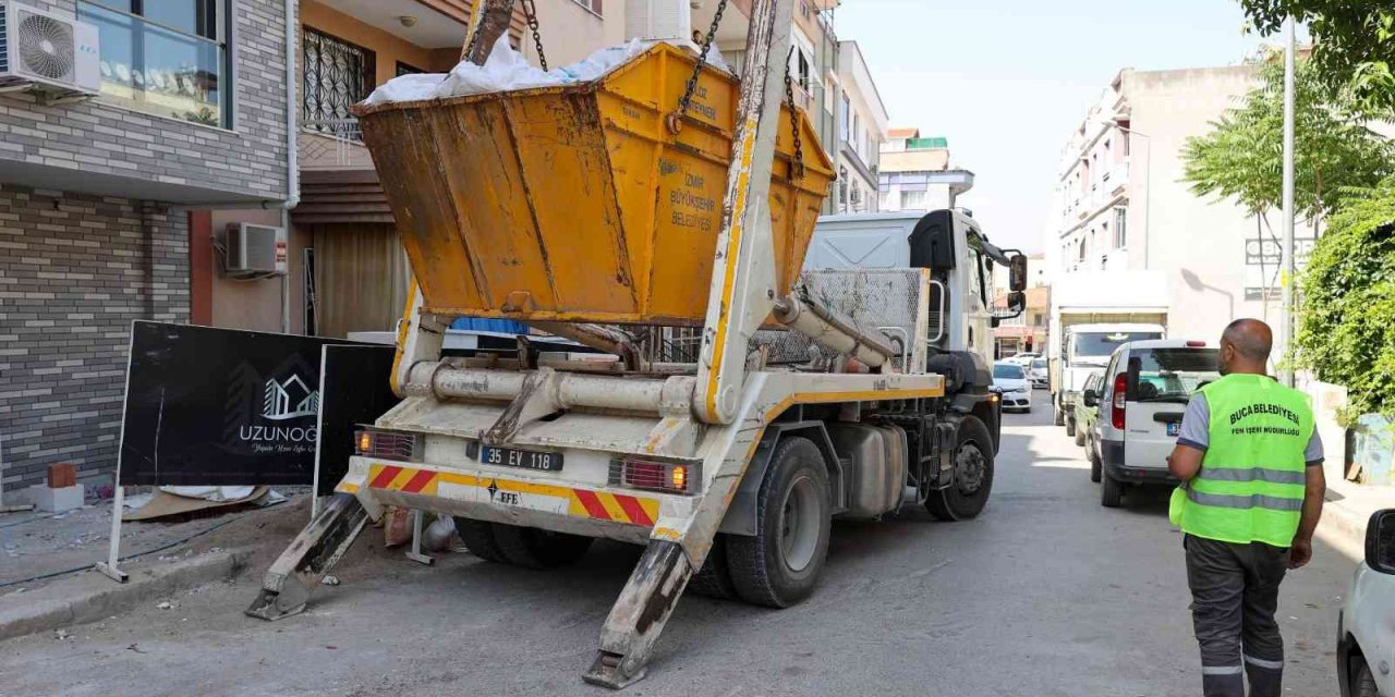 Buca’da yaz aylarına özel moloz hizmeti