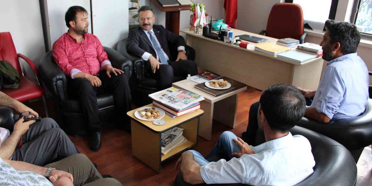 Vali Aksoy gazeteciler ile bir araya geldi