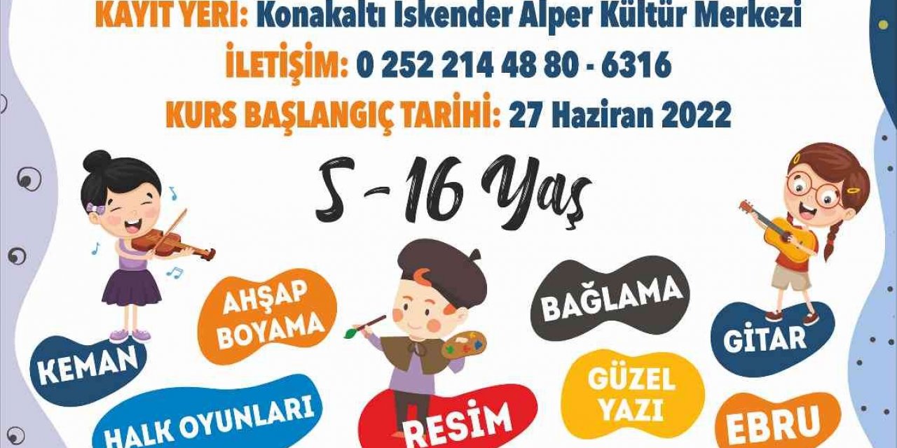 Yaz kurslarına kayıtlar başladı