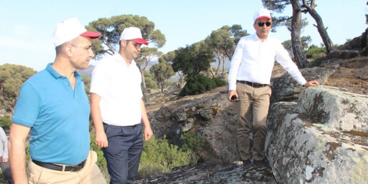 Koçarlı’da protokol üyeleri Latmos’u keşfetti