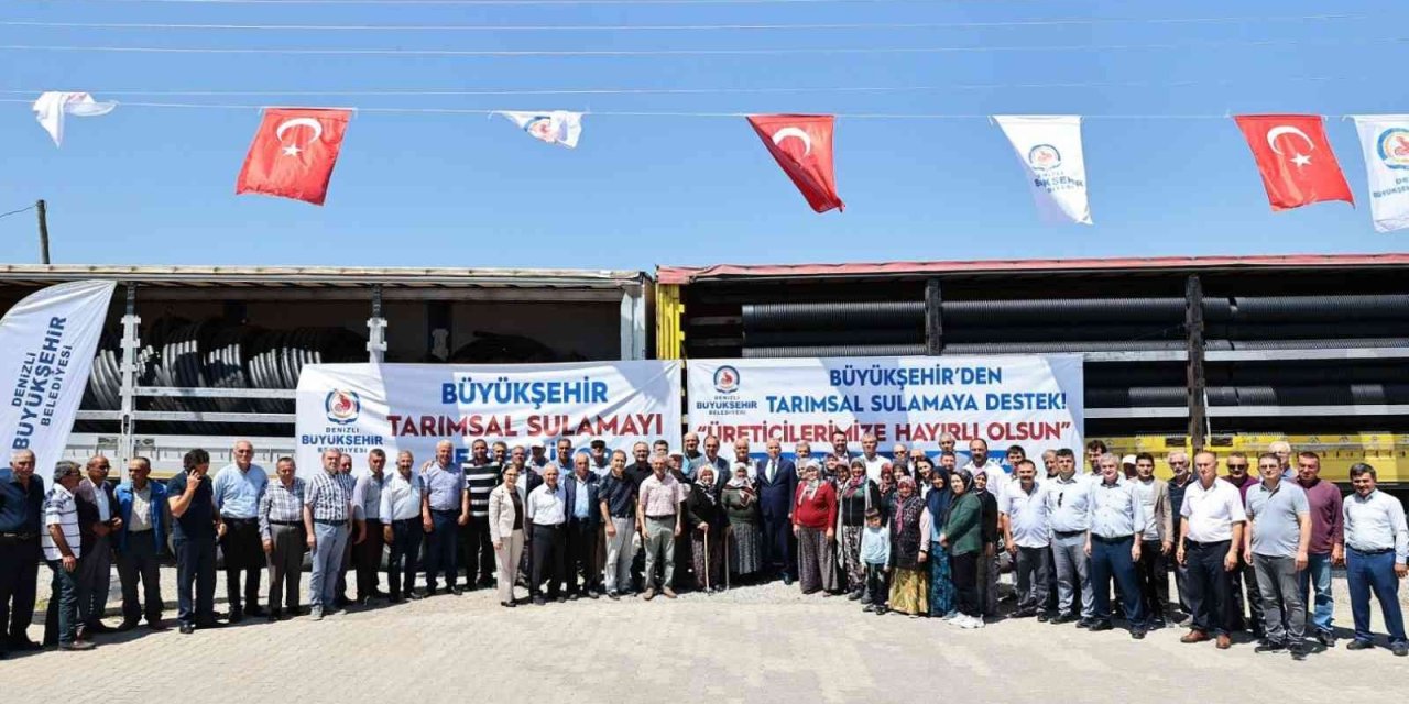 Denizli’de tarımsal sulamaya dev destek