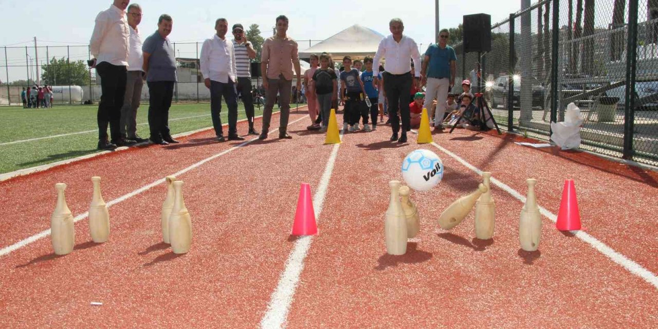 Çocuk oyunları şenliği renkli görüntülere sahne oldu
