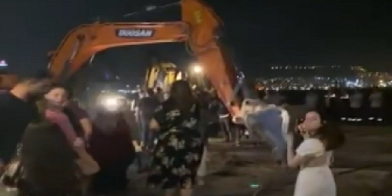 Yıkım ekibi ve polis geldi, düğün yarıda kaldı
