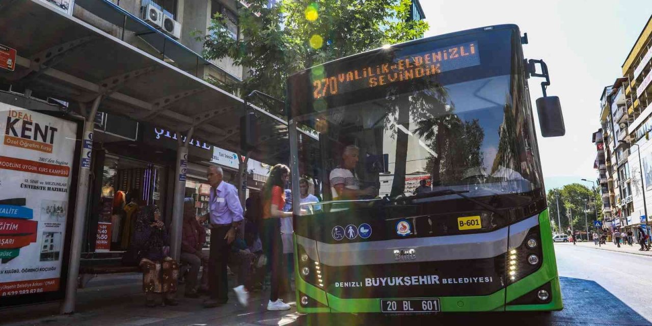 Denizli’de LGS’ ye gireceklere büyükşehir otobüsleri ücretsiz