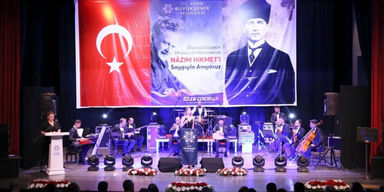 Aydın Büyükşehir Belediyesi Nazım Hikmet’i andı
