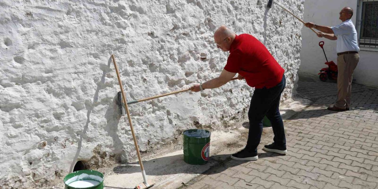 Çevre gününde 30 ton kireç dağıtıldı