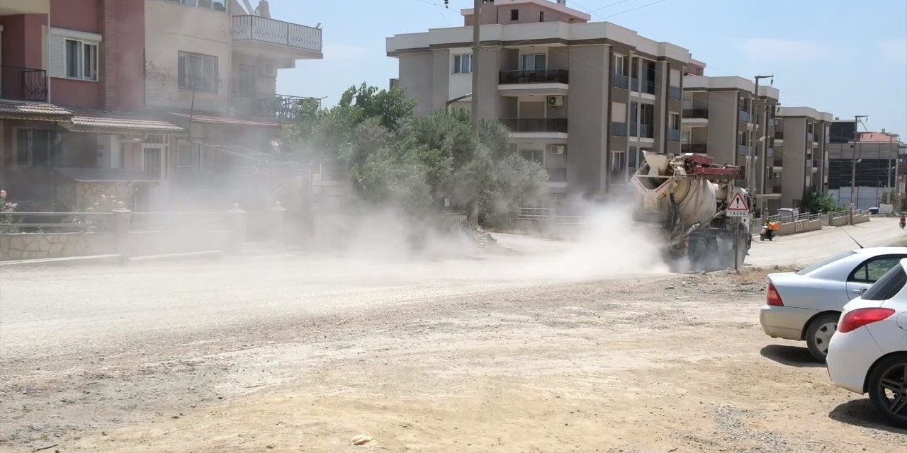 Seferihisar’da vatandaşlardan toz tepkisi