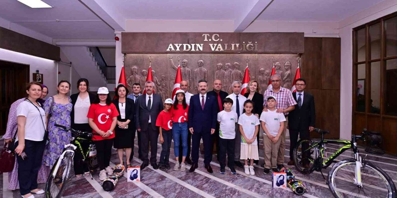 Aydın’da kazananlar ödüllerini aldı