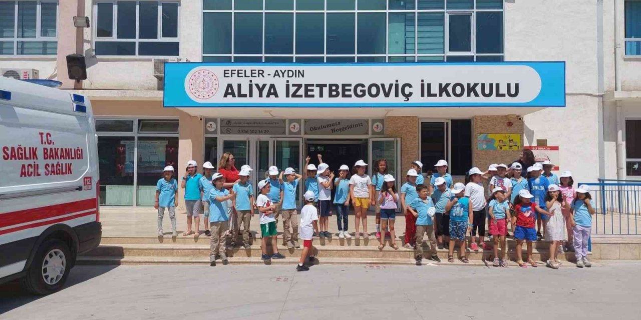 Öğrencilere 112 Acil Çağrı Merkezi anlatıldı