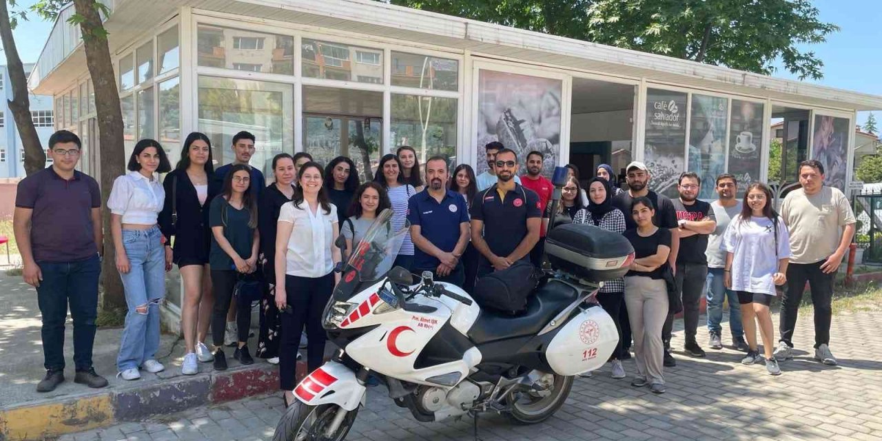 Söke Sağlık Hizmetleri MYO’da ’motosiklet ambulans’ın tanıtımı yapıldı