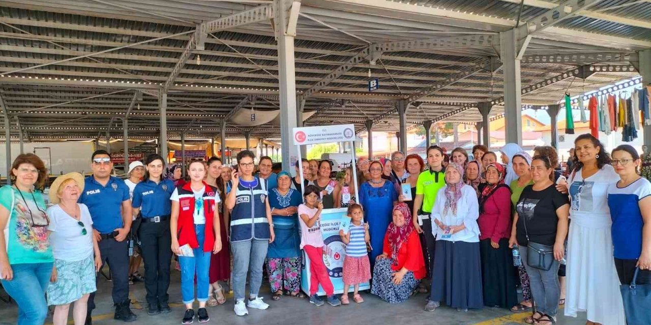 Köyceğiz’de KADES bilgilendirme standı kuruldu