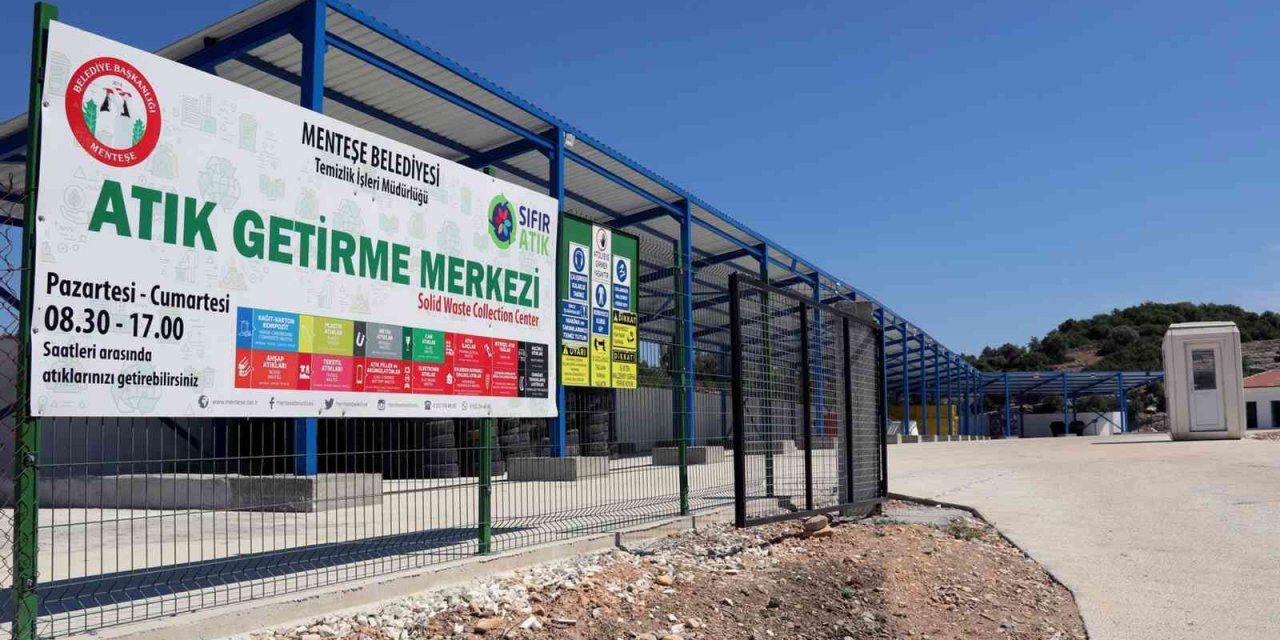 Menteşe’de atıklar tek merkezde toplanıyor