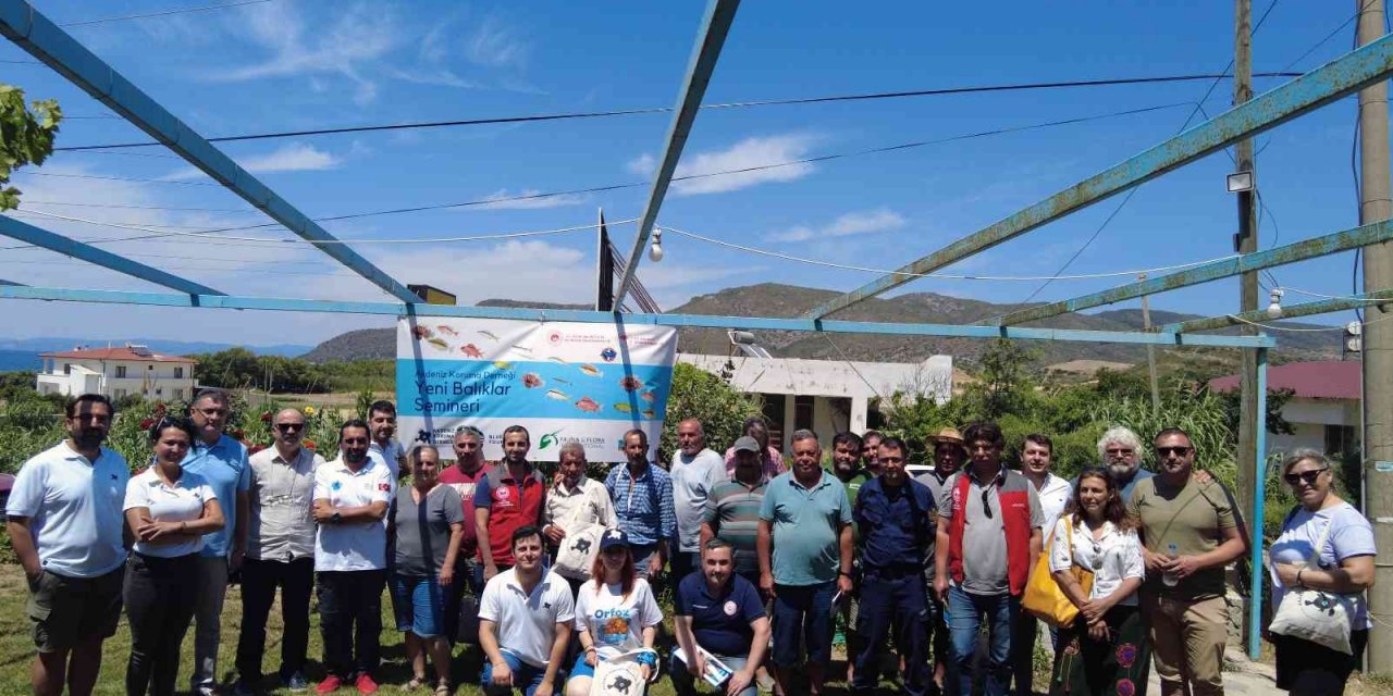 Datçalı balıkçılara ‘Yeni Balık Türleri’ eğitimi